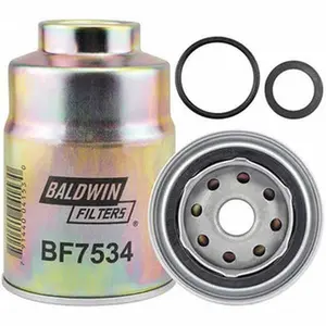 Baldwin Filters Automotive Fuel/Water Separator Element AC Delco XD79, Caterpillar 1041296, Donaldson P550390, Fleetguard FF5407, Ford 5025102, Fram PS4886, GMC 13240032, Hastings FF862, Komatsu Z148943692993, Purolator PFC222 BF7534, Water Filter