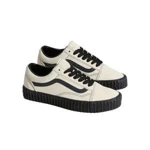 Old Skool Creeper Grunge Classic White