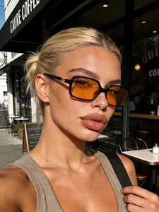 Unisex Y2K Trendy Large Frame Glasses, Retro Classic Style, Vintage Trendy Sunglasses, Durable Streetwear Accessories, Trendy Casual Sunglasses, Perfect for Daily Use, Parties, Gifts, Trendy Shades