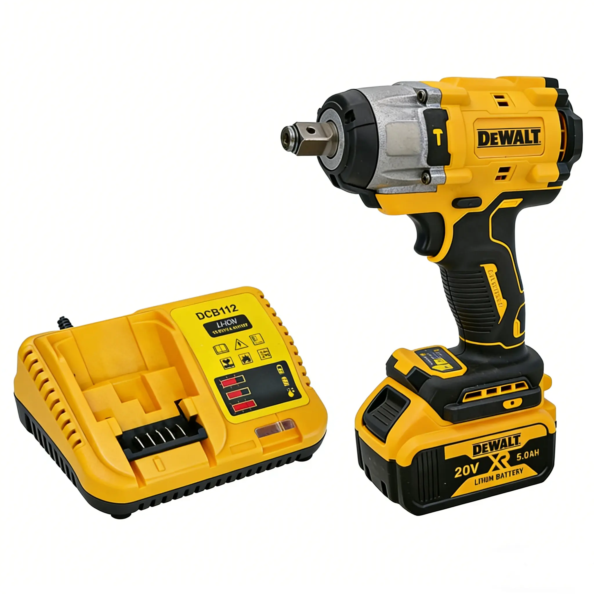 1PC DEWALT DCF880 20V MAX Battery Impact Wrench for Carpenters & Home Renovation Fans, 203N.M Torque, Low Vibration Brushless Motor, Compact Body for Deck Build, Steel Mount & Farm Repair-20v dewalt tool,heavy duty impact gun,home improvement hand tools