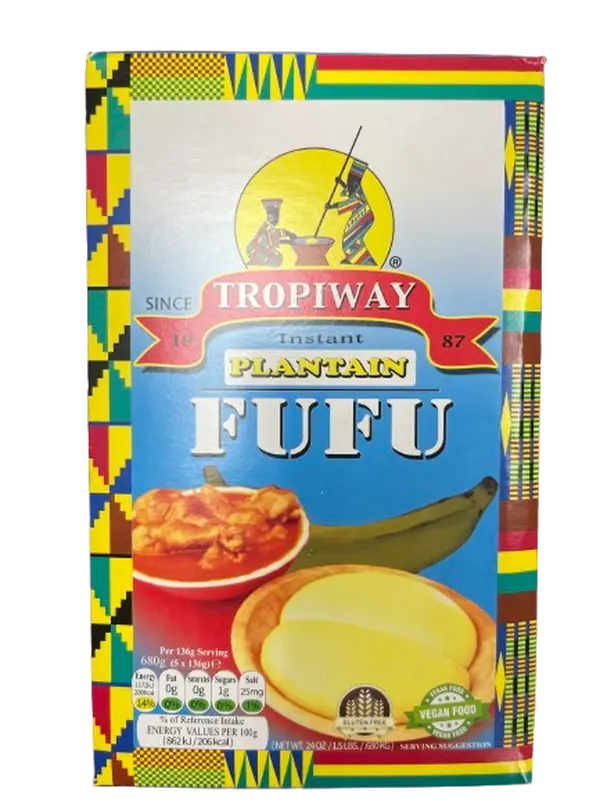 Instant Plantain Fufu - Tropiway Instant Plantain Fufu - Tropiway