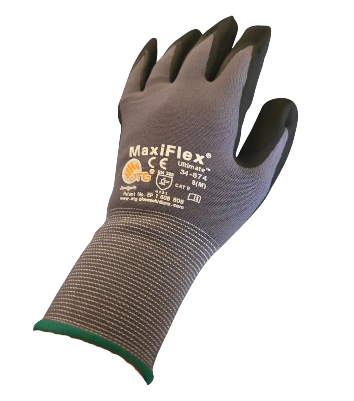 MaxiFlex Ultimate 34-874 Work Gloves Size M – Nitrile Microfoam Industrial Gloves - 1500242
