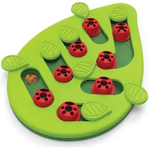 Buggin' Out Puzzle & Play, Interactive Treat Puzzle Cat , Green  Automatic Pet Water Fountain Rugby-Shaped Durable  Chew     smart giant     dog toy