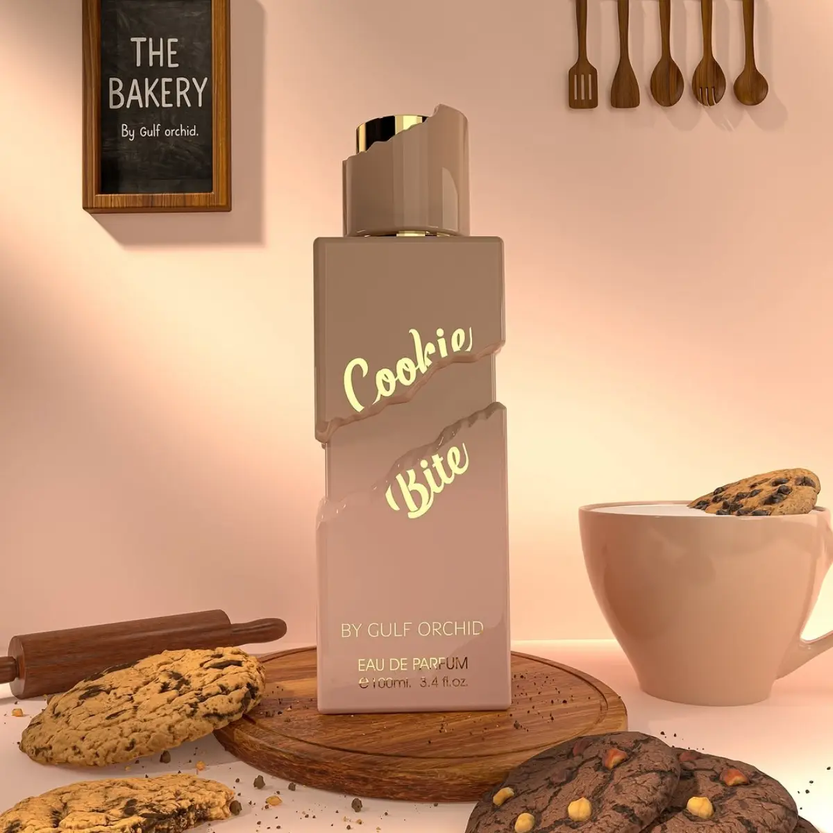 Gulf Orchid Cookie Perfume Bite Collection EDP Fragrance Unisex 3.4 Fl Oz