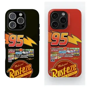 LIGHTNING MCQUEEN SPECIAL EDITION CARS PHONE CASE For iPhone 14 15 16 17 HALLOWEEN/Christmas Gifts, iPhone Case Halloween Christmas Gifts Cover Protection Protective