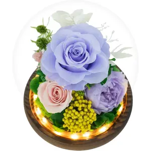 Romance Promises | Glass Dome Forever Light Purple Box Decor