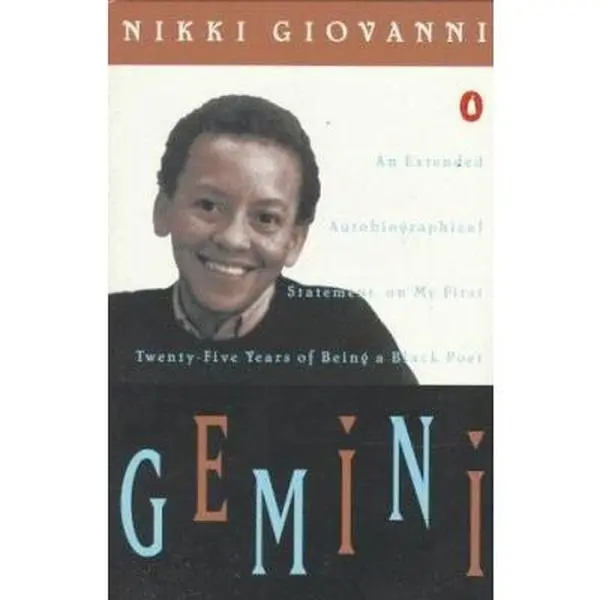 USED Book - Gemini: An Extended Autobiographical Statement My First Twenty-Five Years of Being Black Poet by Nikki Giovanni (Paperback) - english