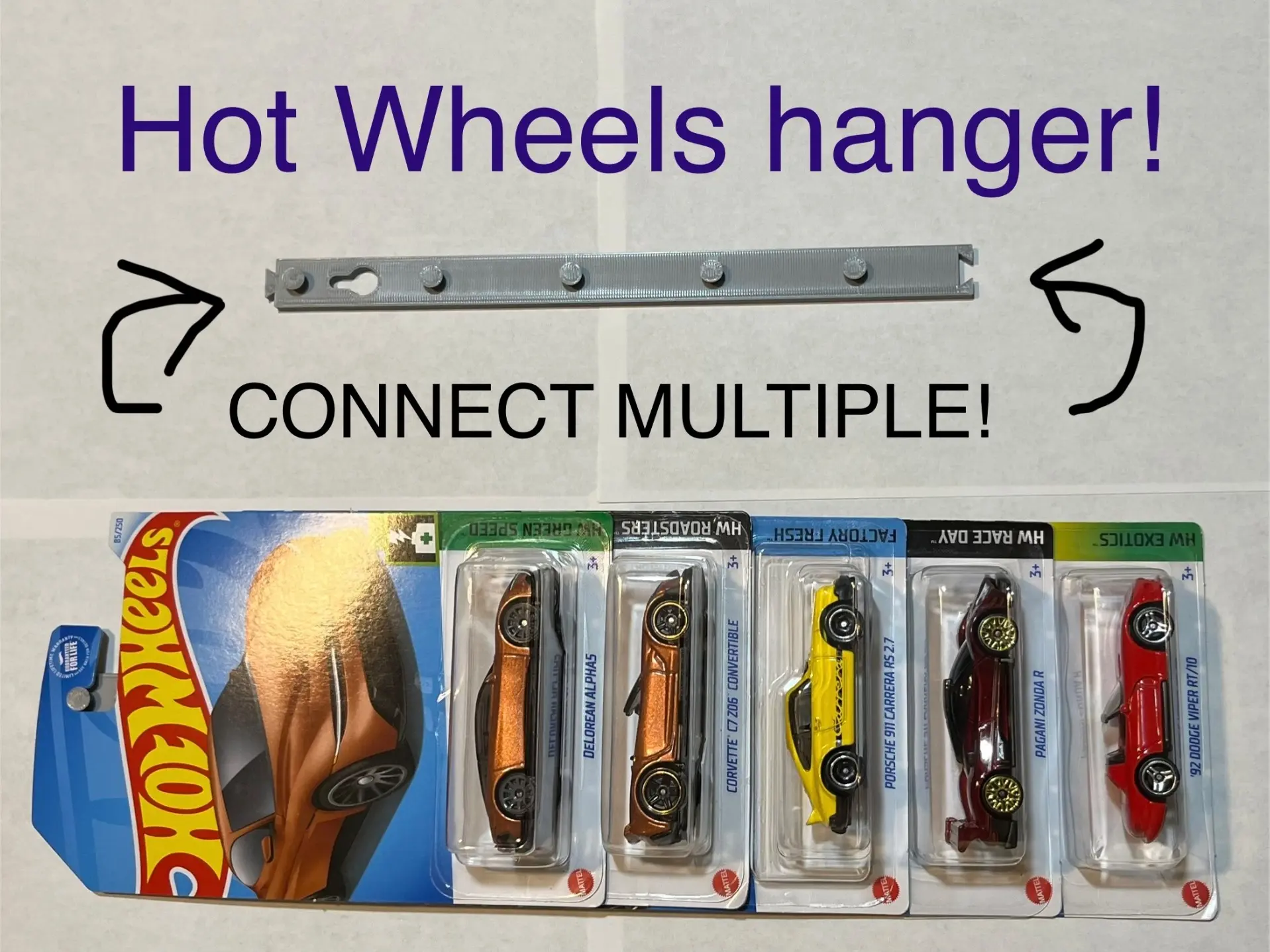 Collector Toy Car Display Rack 1:64 Storage Shelf for Diecast Models and Miniature Cars