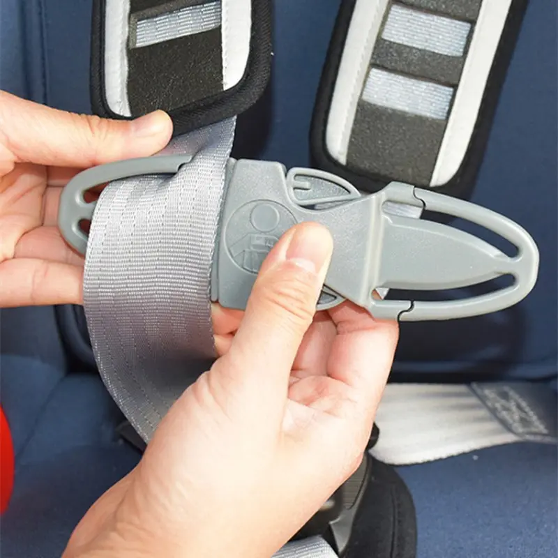 Child Safety Seat Chest Clip Strap Lock Buckle, Newborn Infant Baby Stroller Shoulder Strap Fixed Clamp Anti-Slip Adjustable Clasp, Secure Fit