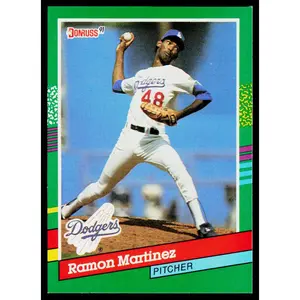 Ramon Martinez 1991 Donruss #557 Los Angeles Dodgers