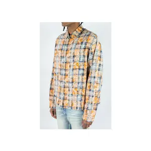 R3BEL Gold Rhinestone Flannel
