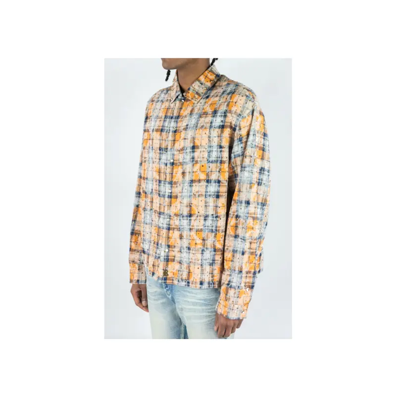 R3BEL Gold Rhinestone Flannel