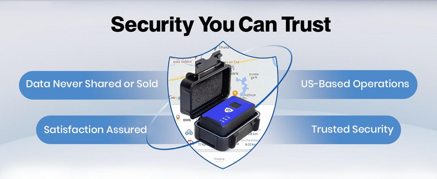 Magnetic GPS Vehicle Tracker – 4G Real-Time Tracking Device for Cars, Trucks & Assets, Discreet & Waterproof Design