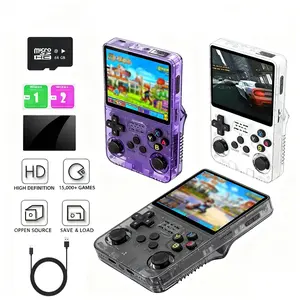 Portable Handheld Game Console Latest Os 3.5 Inch IPS Screen Durable Build Long Battery Life Retro Gaming Gift Portable Gaming System Rechargeable Portable Console