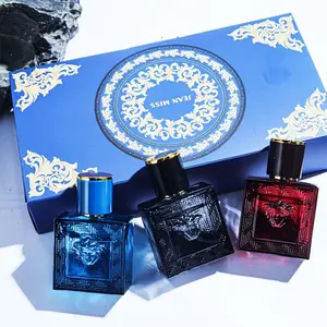 Three-piece Set, Men's Eau De Toilette Spray Gift Box, Long-lasting Fragrance, 3 Different Flavors, Perfect for Holiday Gifts, Dating, Daily Life, Parties, Valentine's Day And Other Festivals