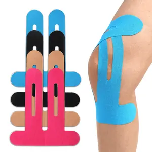 Marathon running knee pads elastic knee muscle stickers breathable waterproof knee stickers pre-slitted knee muscle stickers