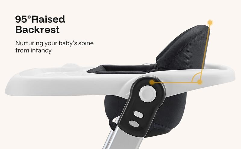 HARPPA Paddlo Lite | Adjustable Infant Toddler Baby Walker, andador Foldable Baby Walker with Wheels & Dining Plate, For 6-18 Months Babies, Baby Items Essential