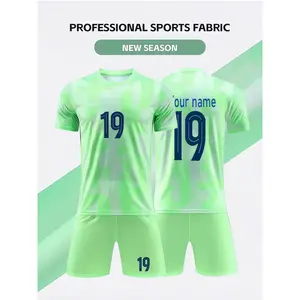 19 Number Barcelona Kids Football Jersey Quick-Dry Soccer Uniform Personalized Name Loose Fit Short Sleeve All-Season Training Match Day Outfit Boys Girls Sporty Design Highstretch Youth Wear MP4598590