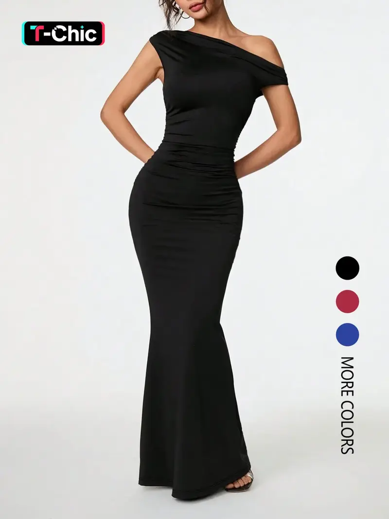 fishtail dress black - TikTok Shop