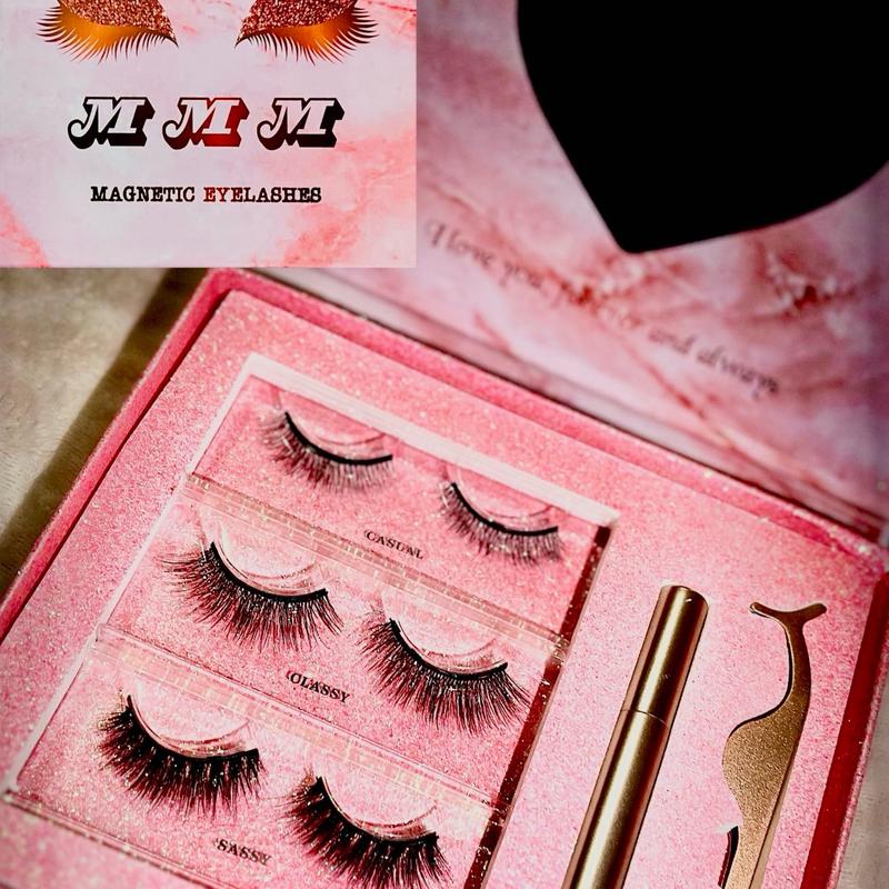 MMM Magnetic Eyelashes (Natural Kit)