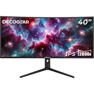 Deco Gear 40" Curved Ultrawide Nano IPS Monitor, 5120x2160 5K2K, 21:9, HDR10, 100% sRGB