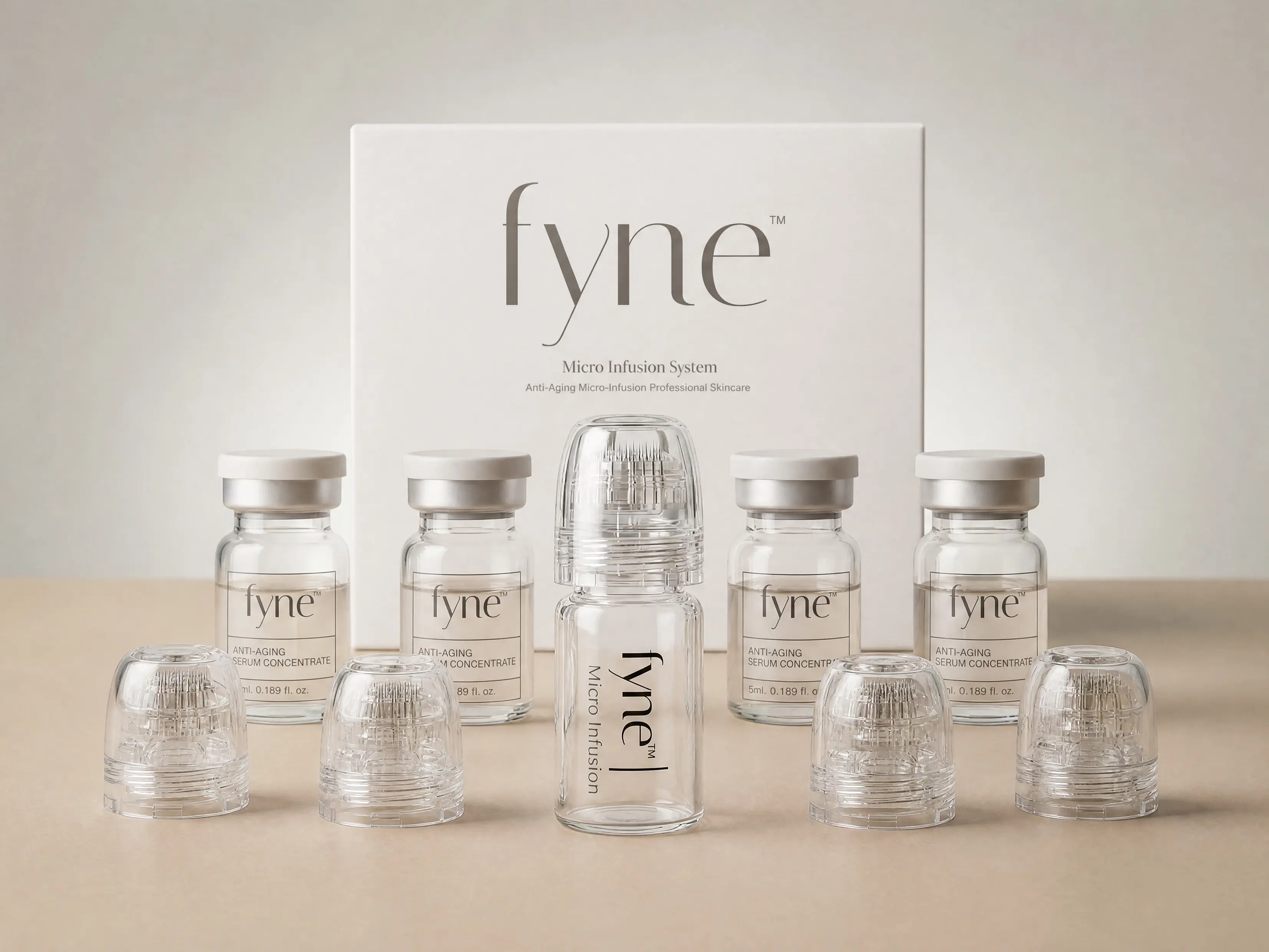 Micro-Infusion Serum 2-Month Bundle for Wrinkles, Fine Lines & Dark Spots — 24K Gold Needle At-Home Facial Kit with Collagen & Peptides
