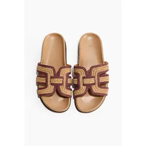 H&M Braided straw sandals