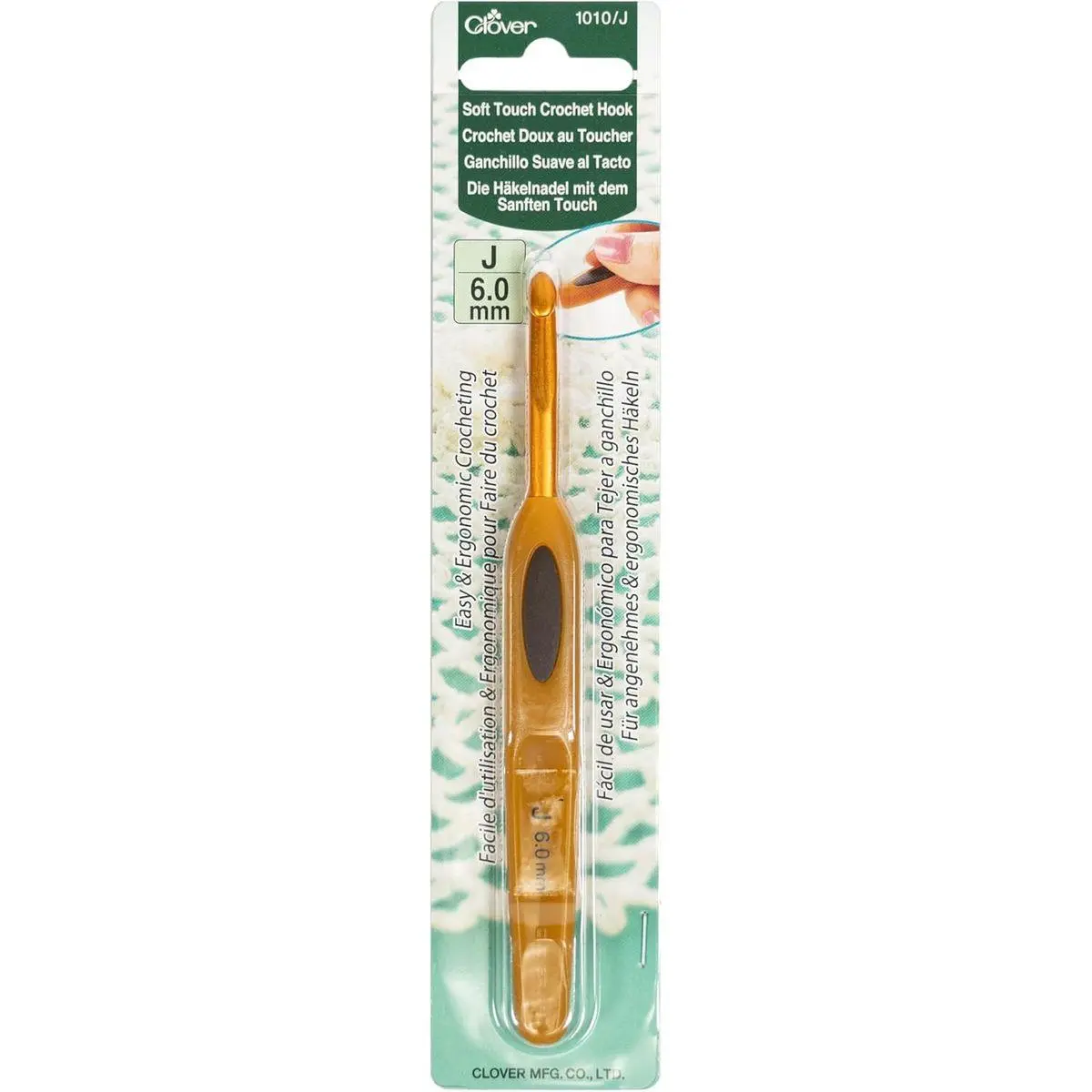 Soft Touch 6.0-mm Crochet Hooks, Size J, 1010/J