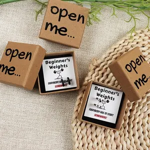 Mini Barbell Prank Gift Box, Fun Fitness Starter Kit for Brothers and Girlfriends, Perfect for Christmas, Valentine's Day, Father's Day