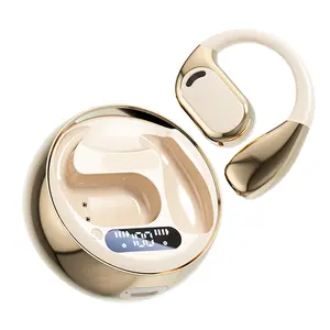 NEW Earhooks Wireless Headphones HIFI Sound Bluetooth Earphones Small Round Cake Design Headsets Voice Call With Microphone