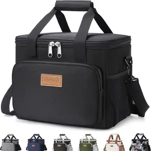 Lifewit Insulated Lunch Bag for Adults, Large 9L (12-Can) Portable Thermal Cooler Tote, Leakproof Waterproof Oxford Fabric for Work & Picnic, Thermal Bag, Multifunctional Insulated Bag