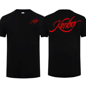 Kimber Guns Red Men's T-Shirt Cotton Streetwear Gift For Him