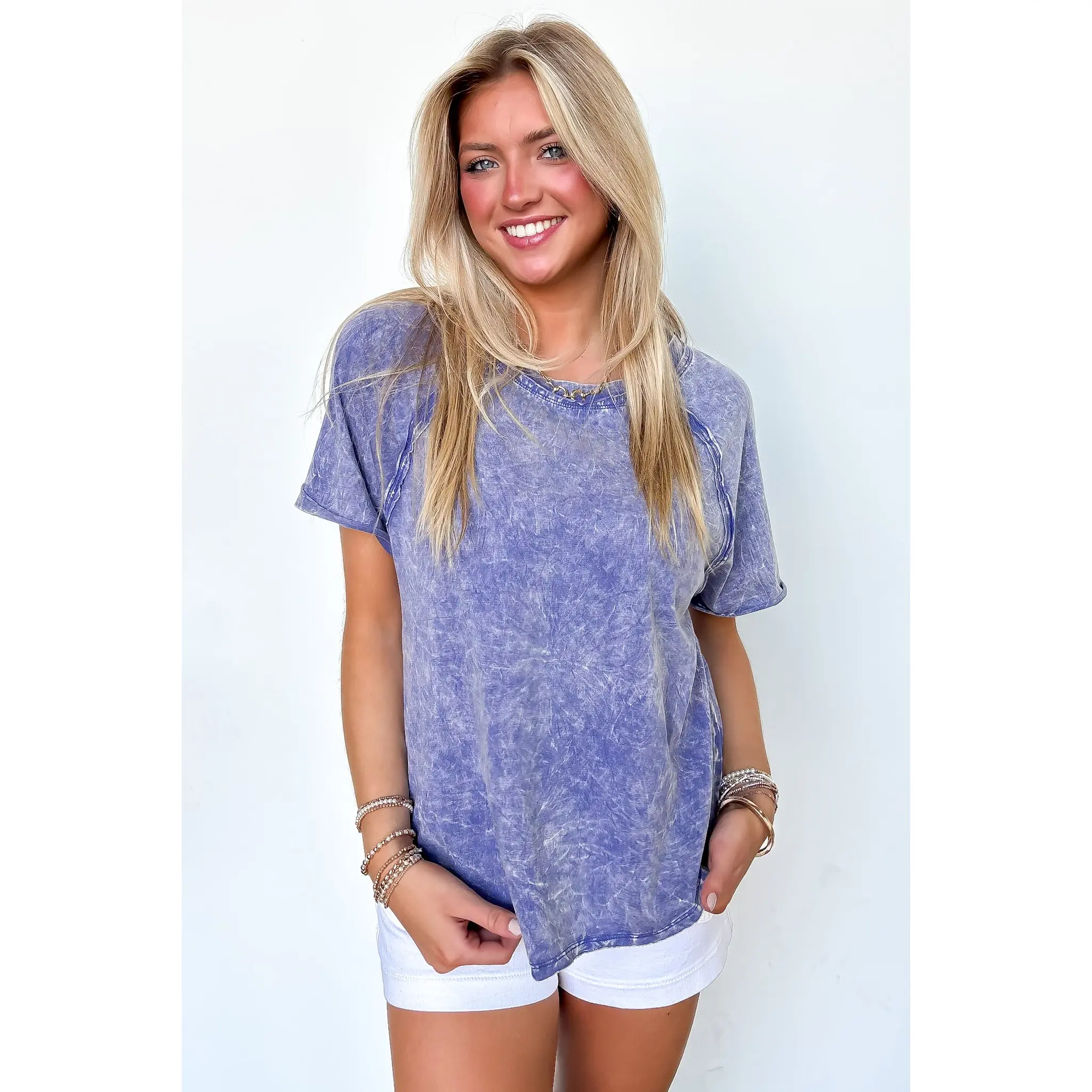 Carowyn Mineral Wash Relaxed Fit Top