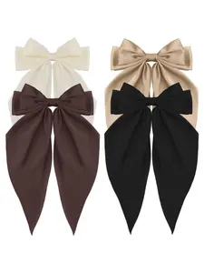Women's Elegant Bowknot Design Hair Clips, Prom Hairstyles Cute Trendy Hair Clips, Chic Gorgeous Hair Accessories for Various Hairstyle Use, Super Cute Clips