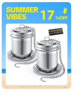 House Again Extra Fine Mesh Tea Infuser for Loose Tea, 18/8 304 Stainless Steel Tea Strainer with Extended Chain Hook, Tea Steeper for Brew Tea, Spices & Seasonings TikTokShopfalldealsforyou summerwins