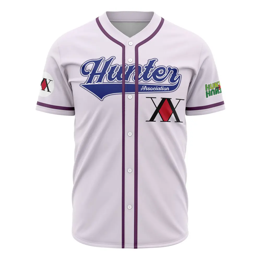 Men's Professional Killua Hunter X Hunter Association Baseball Jersey, Sports & Outdoor Clothing Top