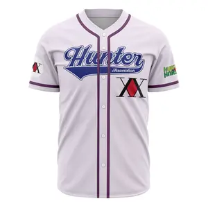 Men's Professional Killua Hunter X Hunter Association Baseball Jersey, Sports & Outdoor Clothing Top