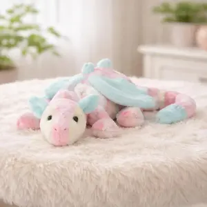 Jellycat Lazulia Dragon Plush – Soft Pastel Stuffed Toy, Fantasy Collectible, 50cm With Tags