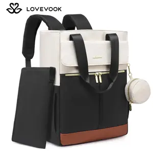 LOVEVOOK Diaper Bag Backpack with Changing Pad, Diaper Bag Tote with Insulated Pockets, Large Diaper Bag with Pacifier Case,Anti-Theft Travel Backpack for Women, Gift for Valentine's Day