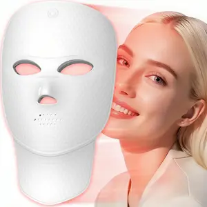 2027 New 7 Color Facial Mask Instrument, Beauty Skincare Face Device, Neck Care LED Facial Mask, Ideal Gift for Holidays