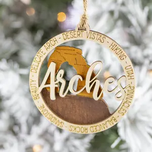 Arches National Park Ornament, Christmas ornament, Adventure ornament, Decoration