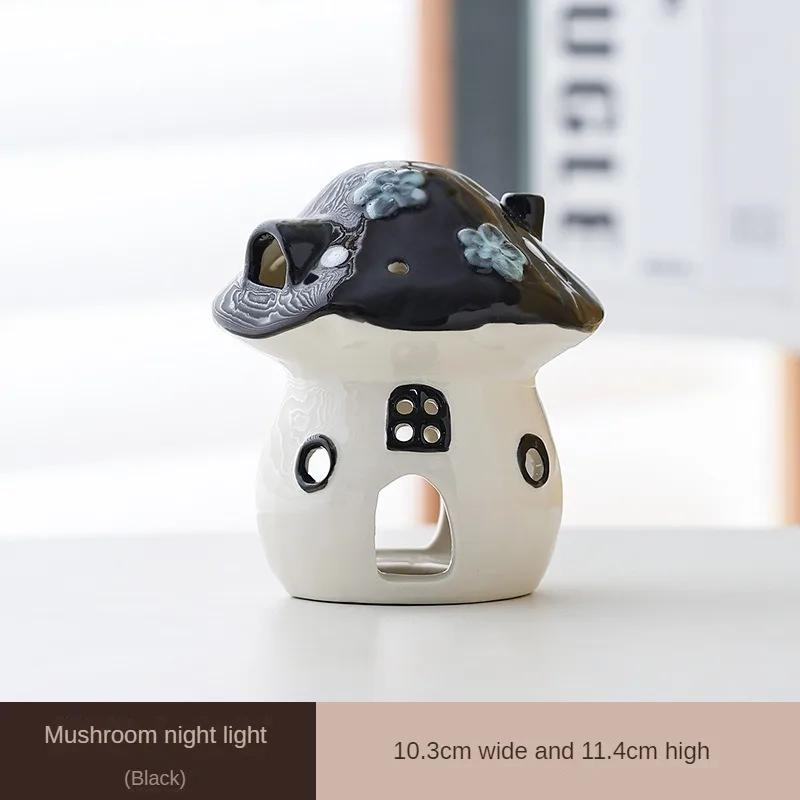 Ceramic Mushroom Tea Candle Holder