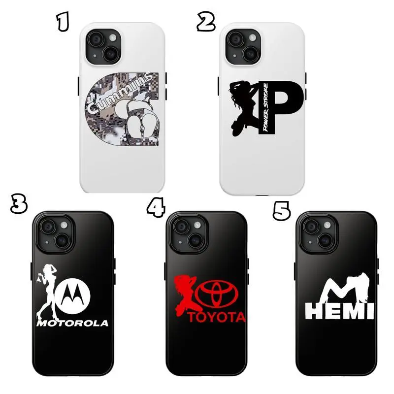Cummins Girl Camo, Hemi, Powerstoke, Hemi , Motorola Phone Case, Tough Phone case  Phone 16 15 14 13 12 11 Pro