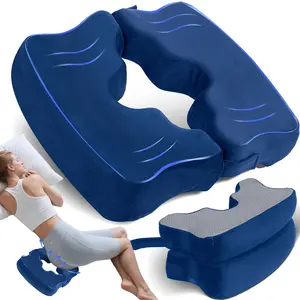 SAHEYER Comfort Seat Cushion for Tailbone & Sciatica Support, Memory Foam Donut Pillow for Long Sitting, with U-Cut for Office Chair, Car