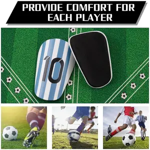 1 pair of mini master football inserts, comfortable fit to the legs, lightweight and comfortable football equipment, suitable for both men and women - suitable for football training and matches