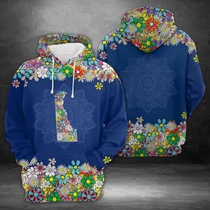 Pemagear Delaware Flower 3D All Over Print Hoodie