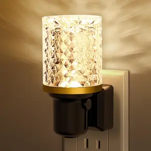 LOHASLED Night Light, Dimmable Night Lights Plug into Wall, Automatic Night Lights Plug in with Auto Light Sensor, 0-100LM Adjustable Brightness LED Night Light, for Bedroom Hallway Home Decor