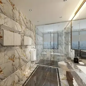 50Pcs Self-Adhesive Wall Tiles | Multi-Style Waterproof | Easy Clean Home Essential 🏠