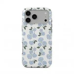 Hydrangea iPhone 17 Pro Max Shockproof Case, Beautiful Spring Gift for Coastal Grandmother Aesthetic Girls, Cover for Iphone 17 Promax, 17 Pro, 16 Promax, 16 Pro