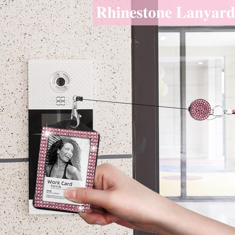 3 Sets 9 in ID Badge Holder with Breakaway Lanyard for Keys and Name Tags, Cute Retractable Badge Reel, Teacher Lanyards for ID Badges Card Holder, Nurse Teacher Workers Women Office Gifts - Home Improvement.